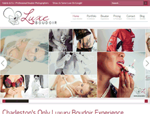 Tablet Screenshot of boudoircharleston.com